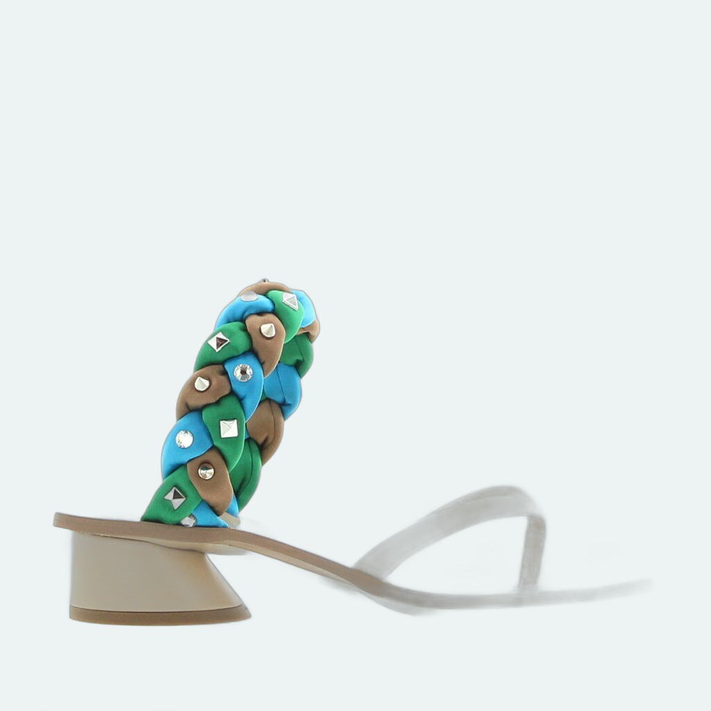 Claudio Merazzi - Diaspro Sandal - Multicolor Turquoise