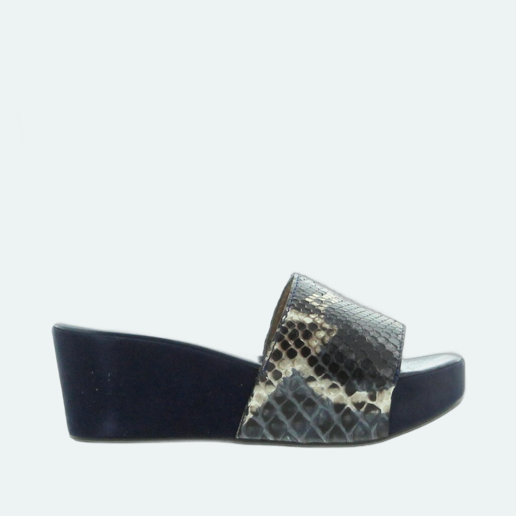 Carla Saint Barth - Cristina Mule Navy Blue