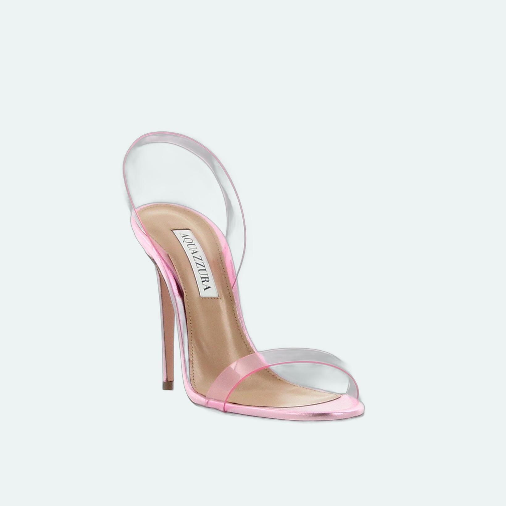 Aquazzura - So Nude Plexy Sandal 105 English Rose - Image 2