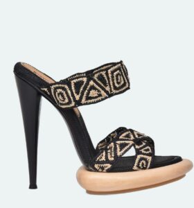 Claudio Merazzi - Manila Sandal - Black-Natural - Image 1