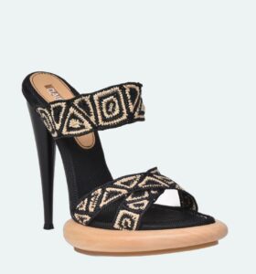 Claudio Merazzi - Manila Sandal - Black-Natural - Image 2