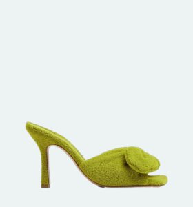 Bottega Veneta - Stretch Towel Mule - Kiwi - Image 1