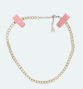 Amina Muaddi - Tennis Necklace Jonquil Crystals - Image 2