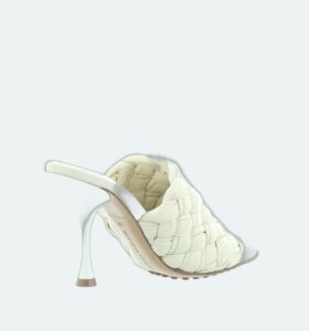 Bottega Veneta - Dot Wave Sandal - White - Image 3