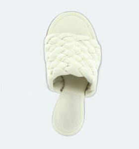 Bottega Veneta - Dot Wave Sandal - White - Image 4