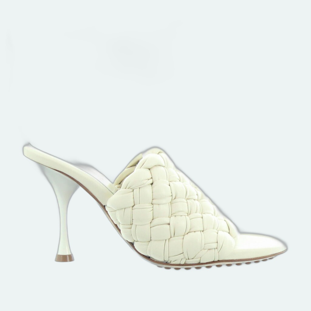 Bottega Veneta - Dot Wave Sandal - White