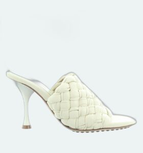 Bottega Veneta - Dot Wave Sandal - White - Image 1