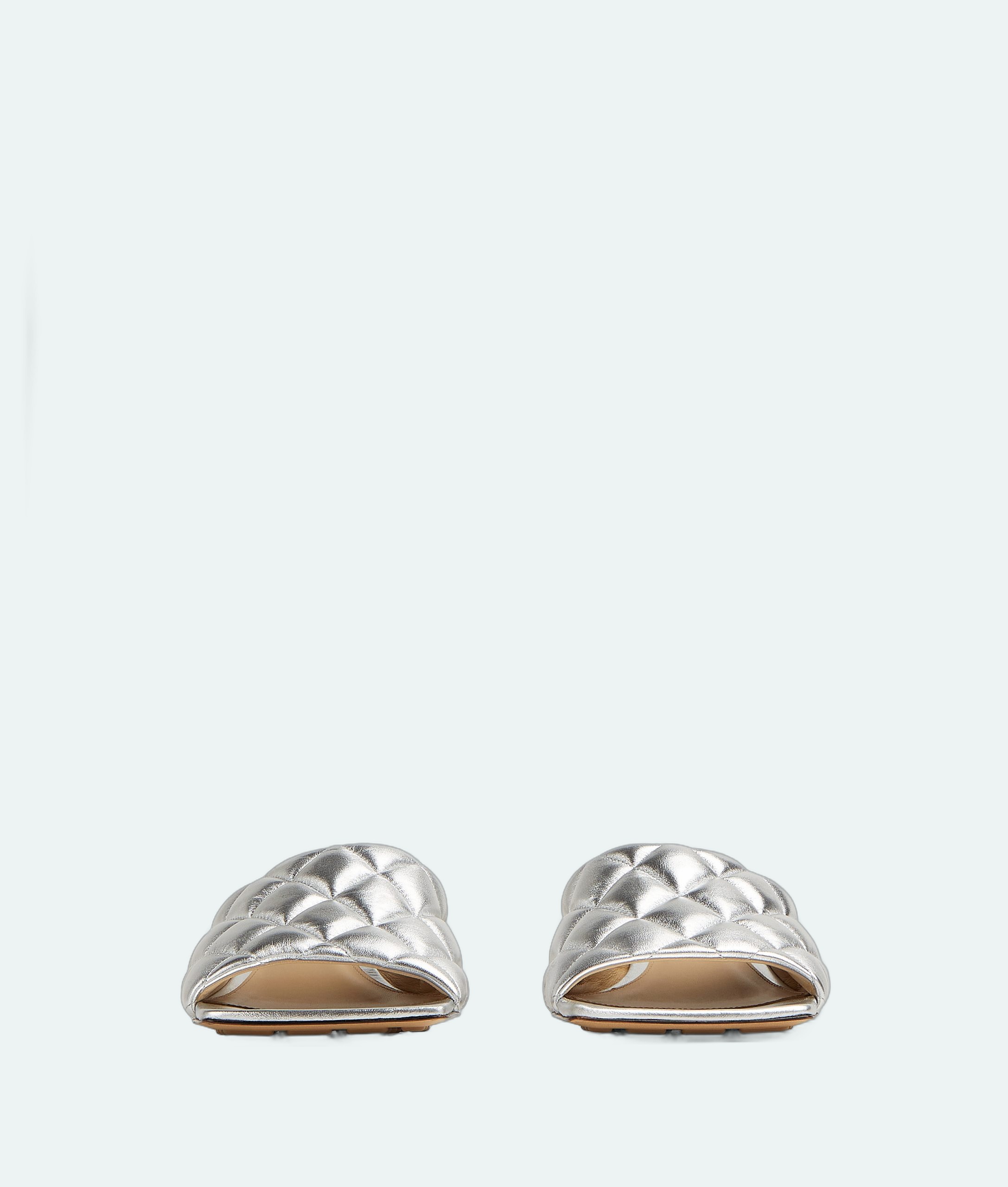 Bottega Veneta - Padded Mule - Silver - Image 2