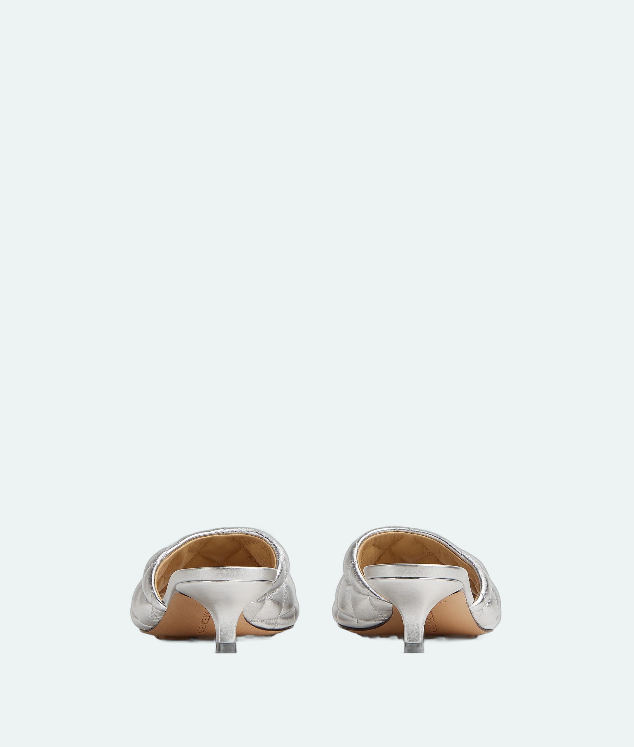 Bottega Veneta - Padded Mule - Silver - Image 3
