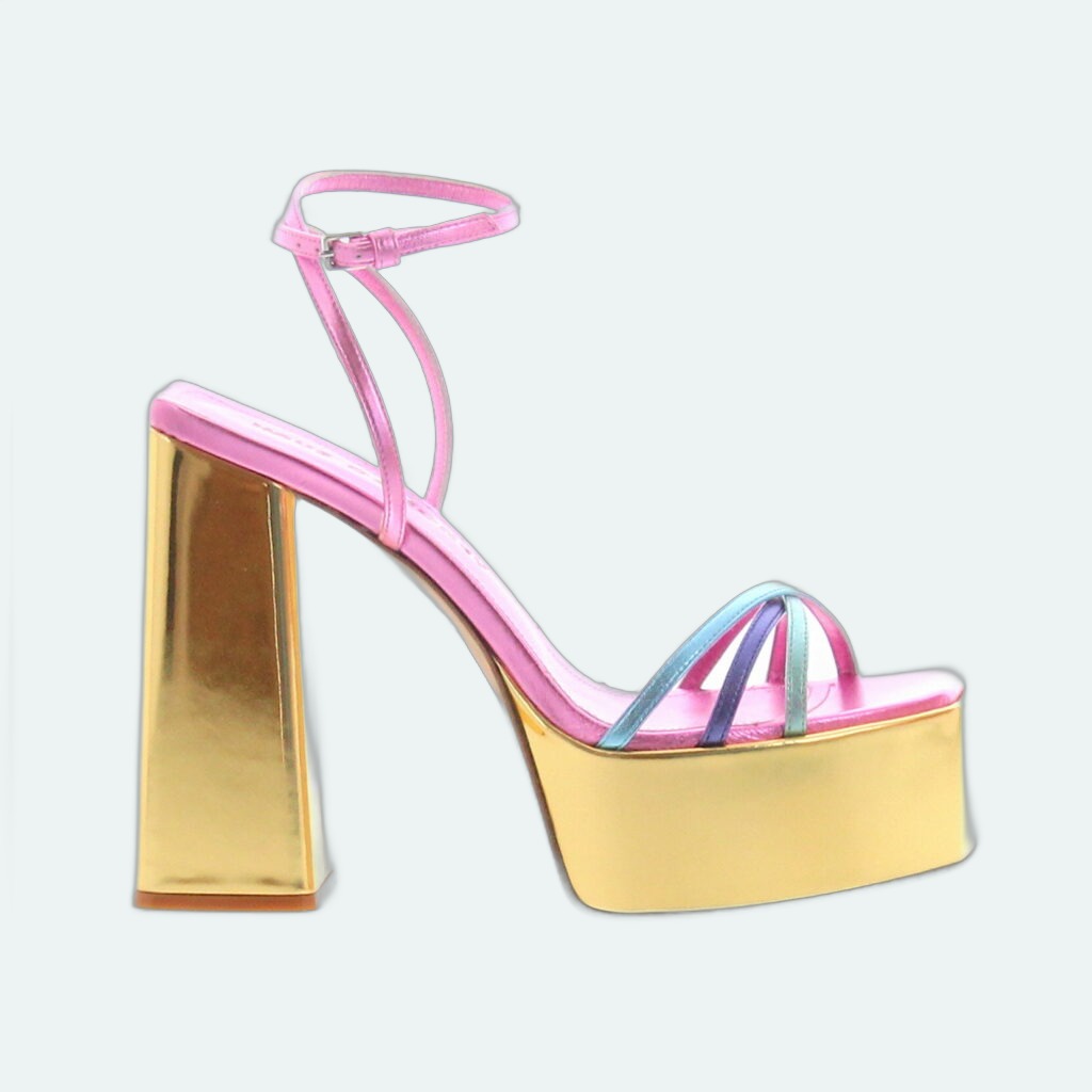 Haus Of Honey - Wannabe Sandal Multicolor Gold