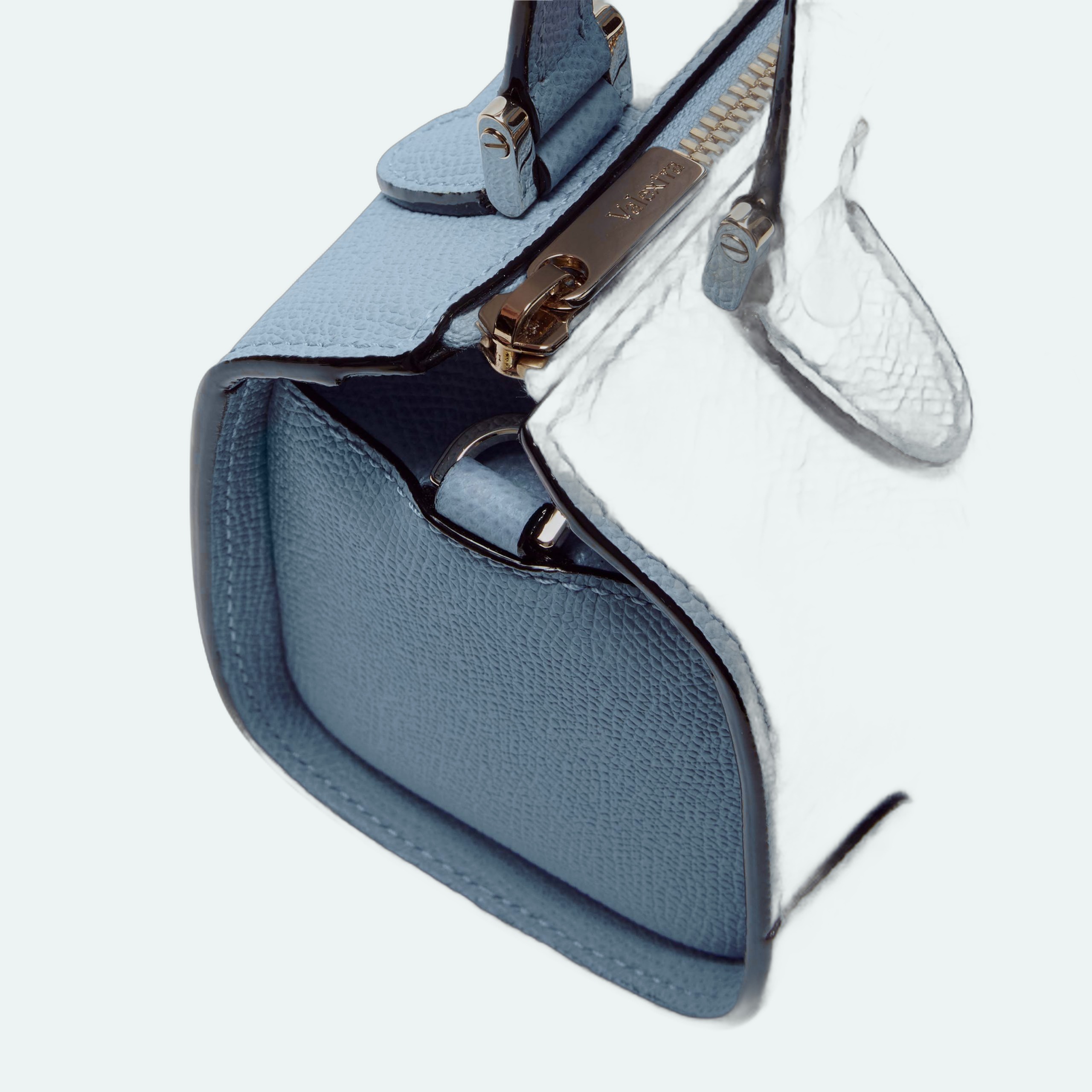 Valextra - Babila Crossbody Micro Bag Shirt - Image 3