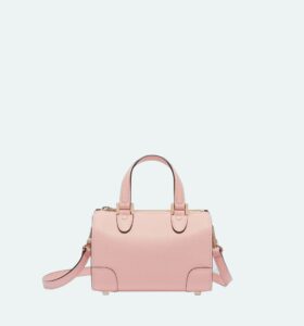 Valextra - Babila Crossbody Micro Bag Peonia - Image 1