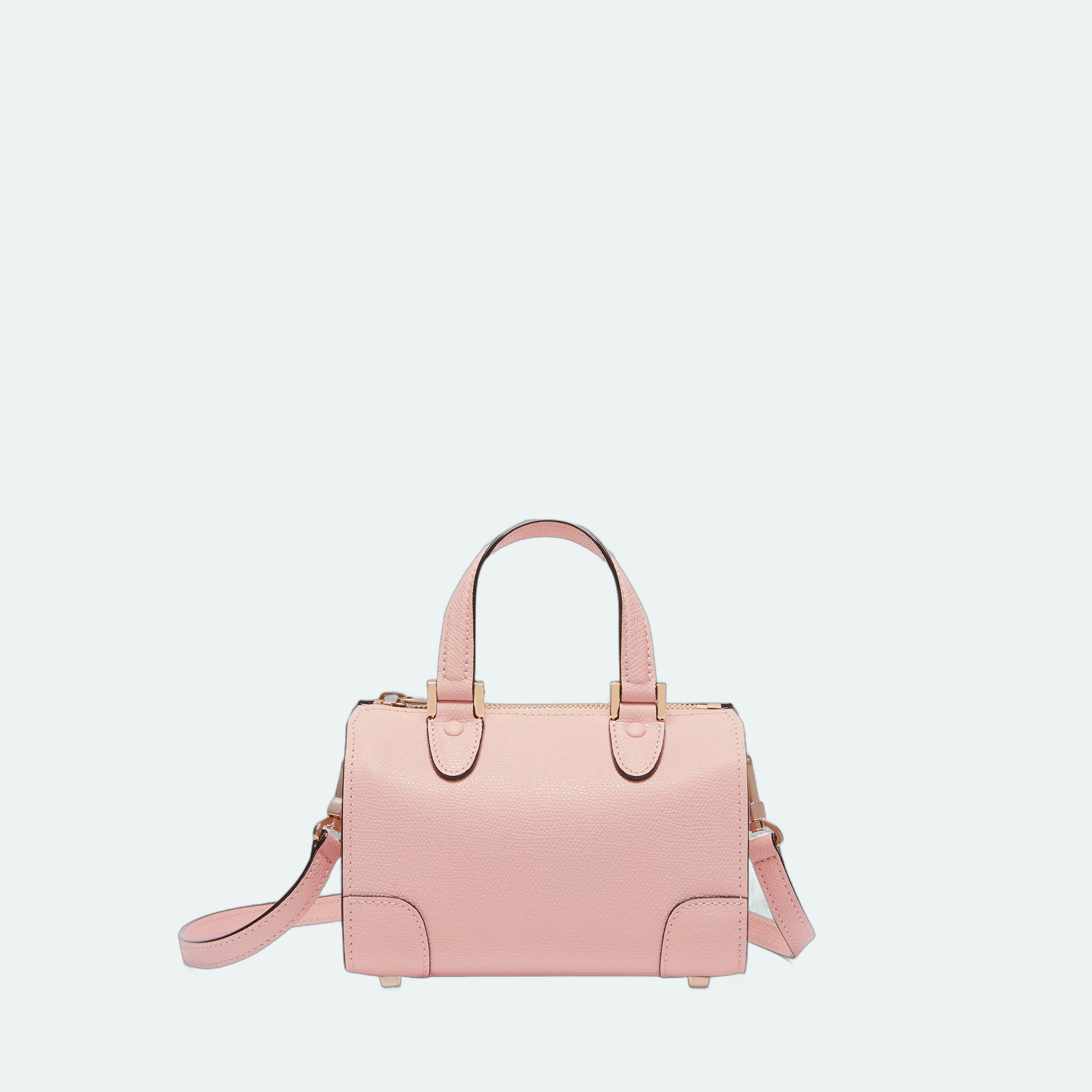 Valextra - Babila Crossbody Micro Bag Peonia - Image 1