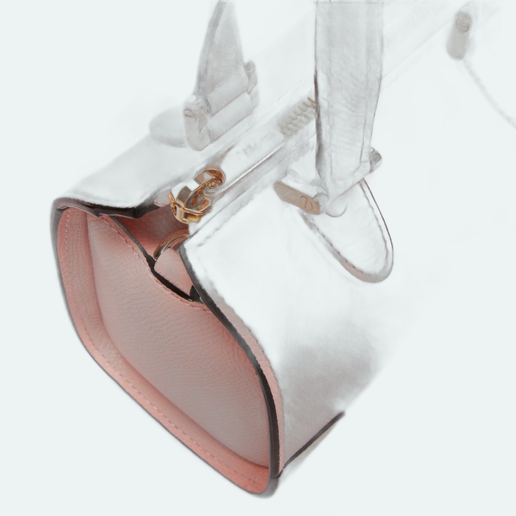 Valextra - Babila Crossbody Micro Bag Peonia