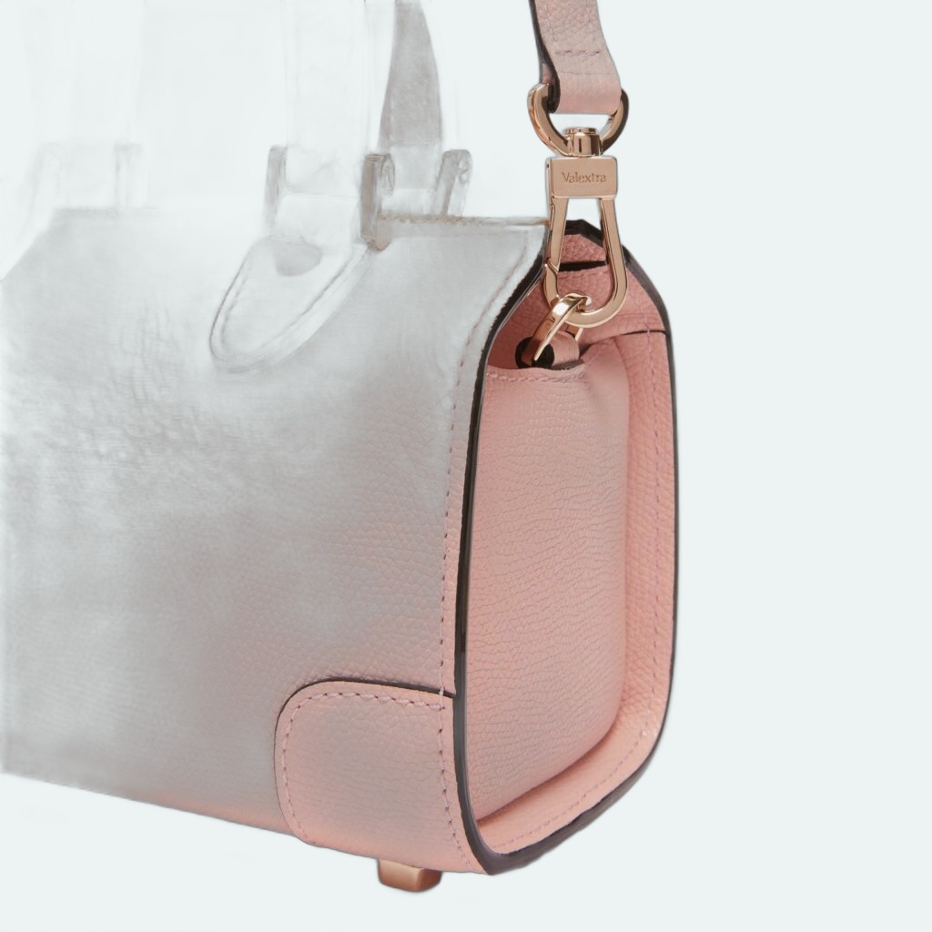 Valextra - Babila Crossbody Micro Bag Peonia