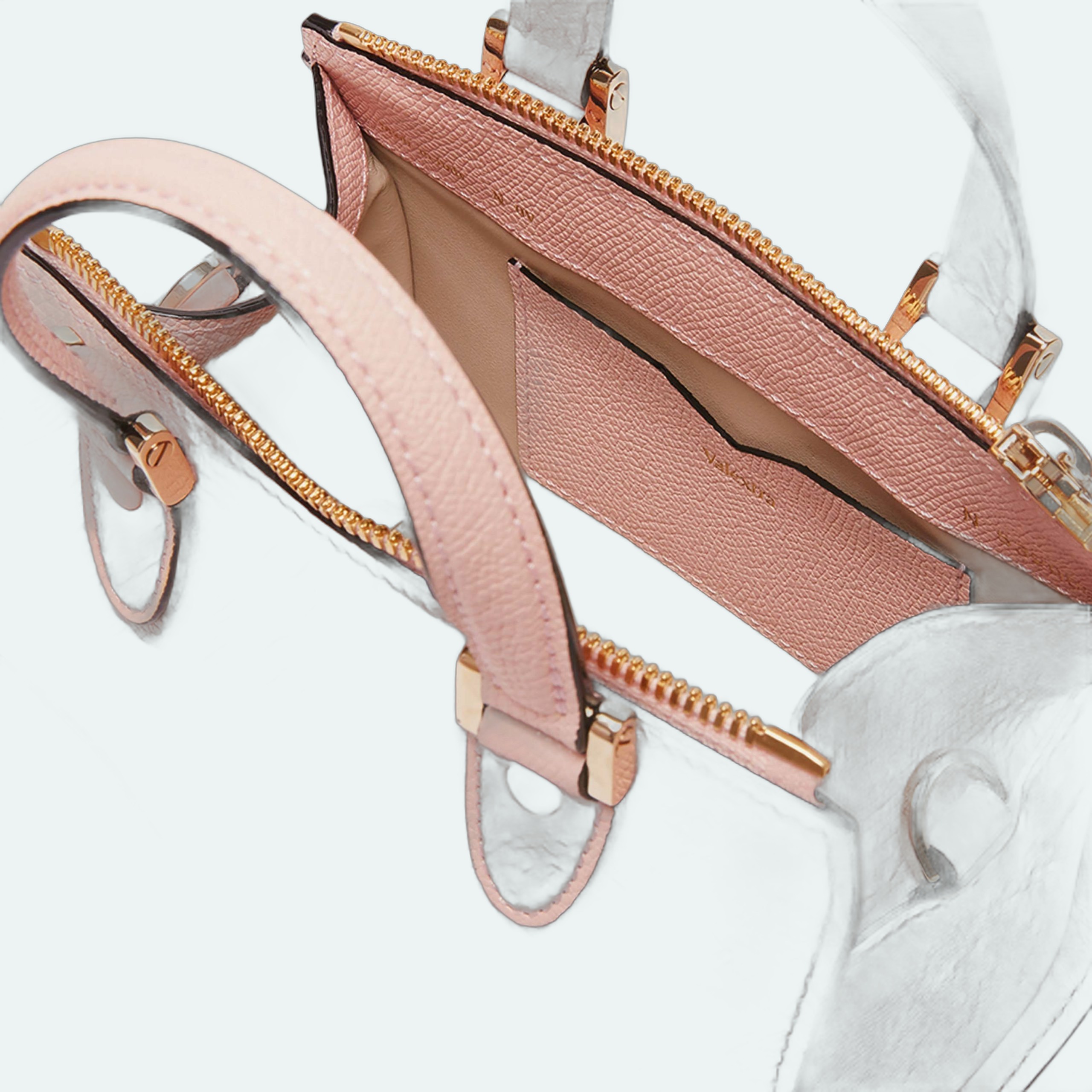 Valextra - Babila Crossbody Micro Bag Peonia - Image 4