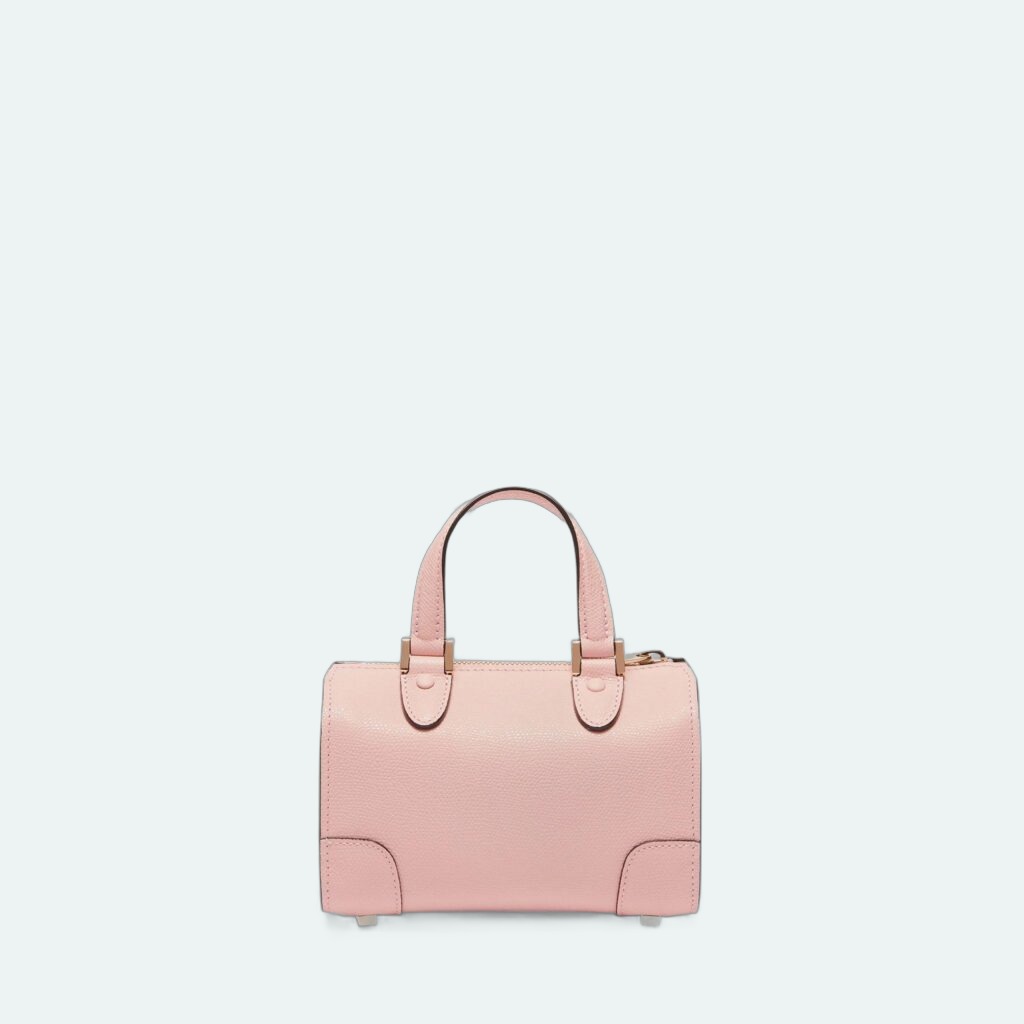 Valextra - Babila Crossbody Micro Bag Peonia