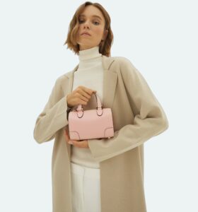 Valextra - Babila Crossbody Micro Bag Peonia - Image 6