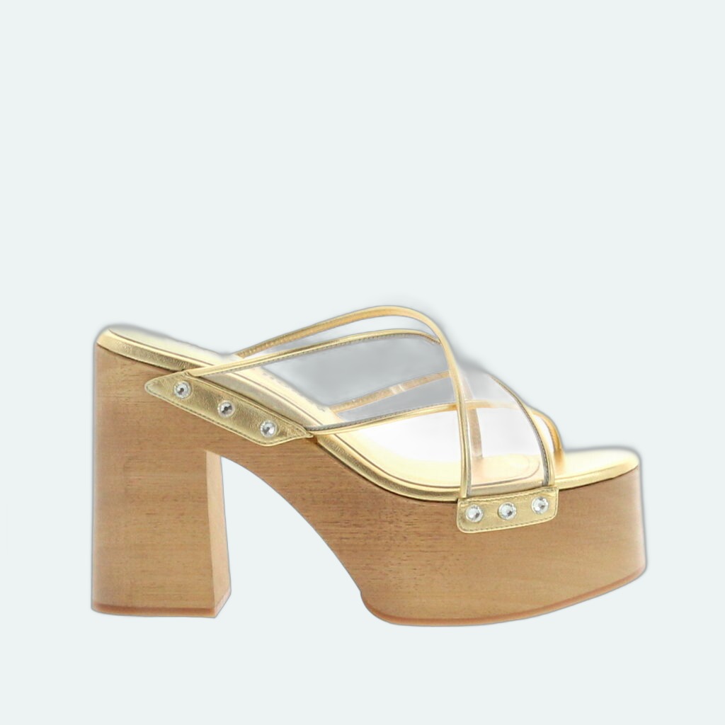 Haus Of Honey - Connie Clog - Gold