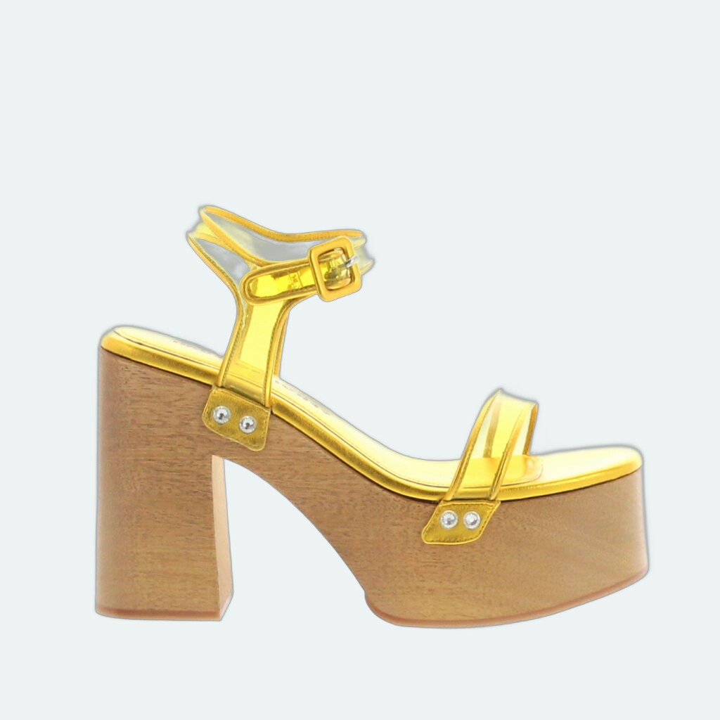 Haus Of Honey - Connie Clog Sandal - Yellow