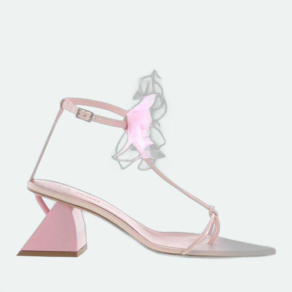 Nensi Dojaka - Flower Sandal - Pink