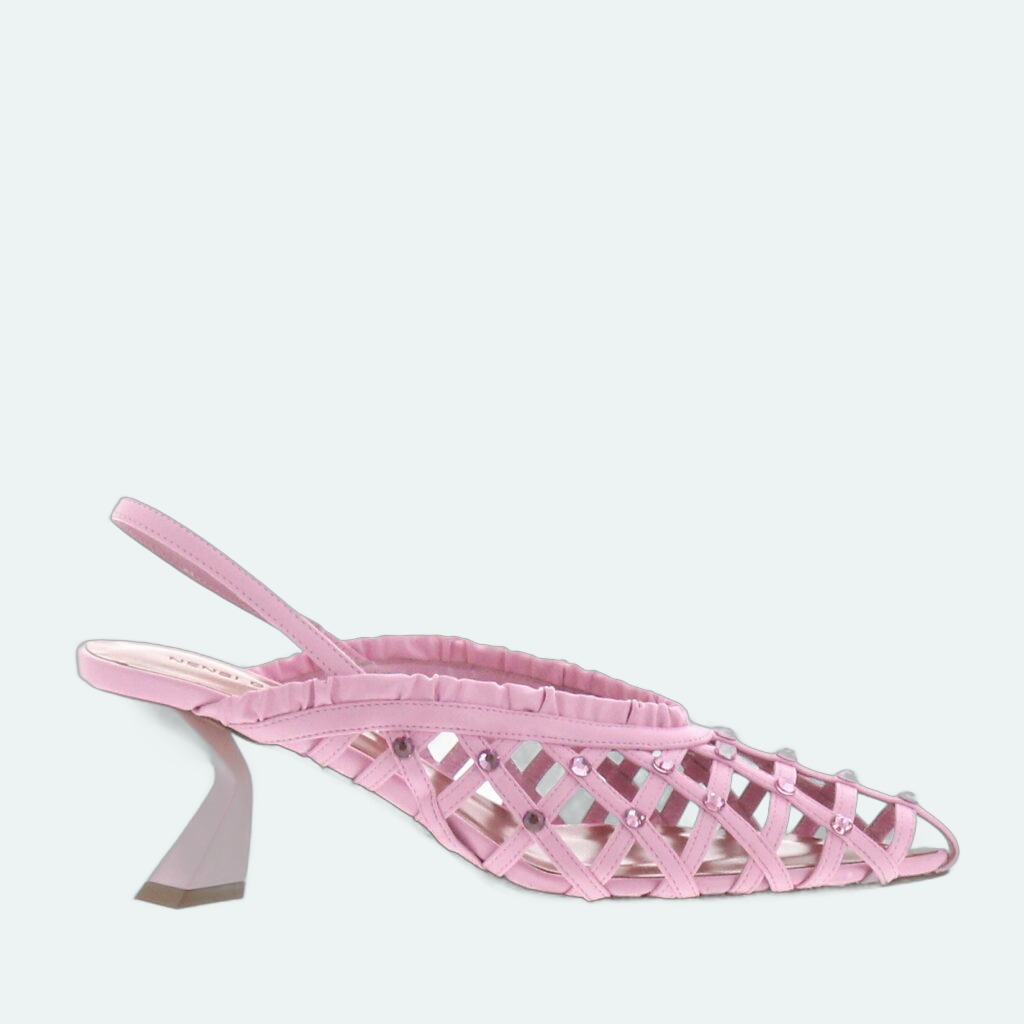 Nensi Dojaka - Slingback Cage - Pink