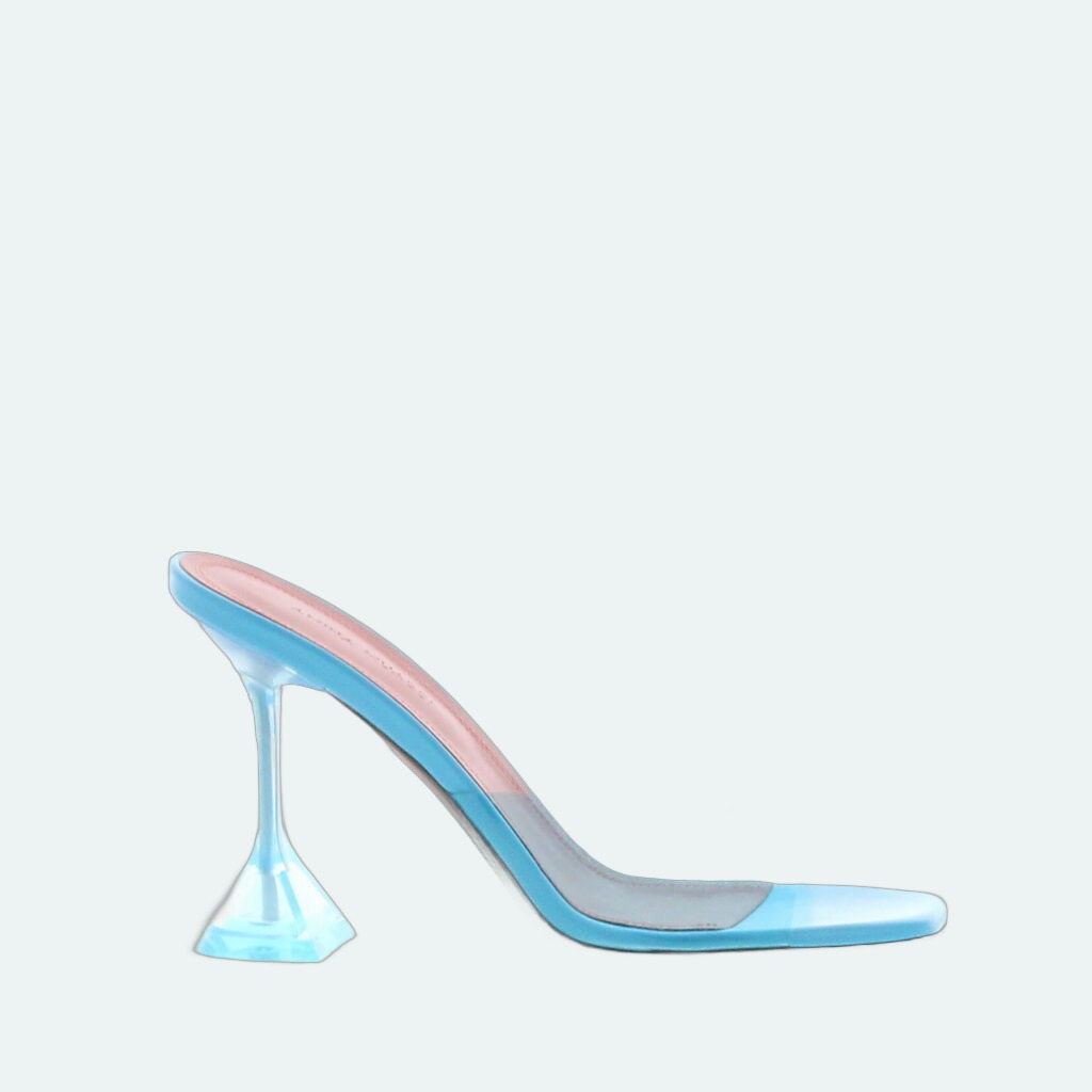 Amina Muaddi - Lupita Glass Sky