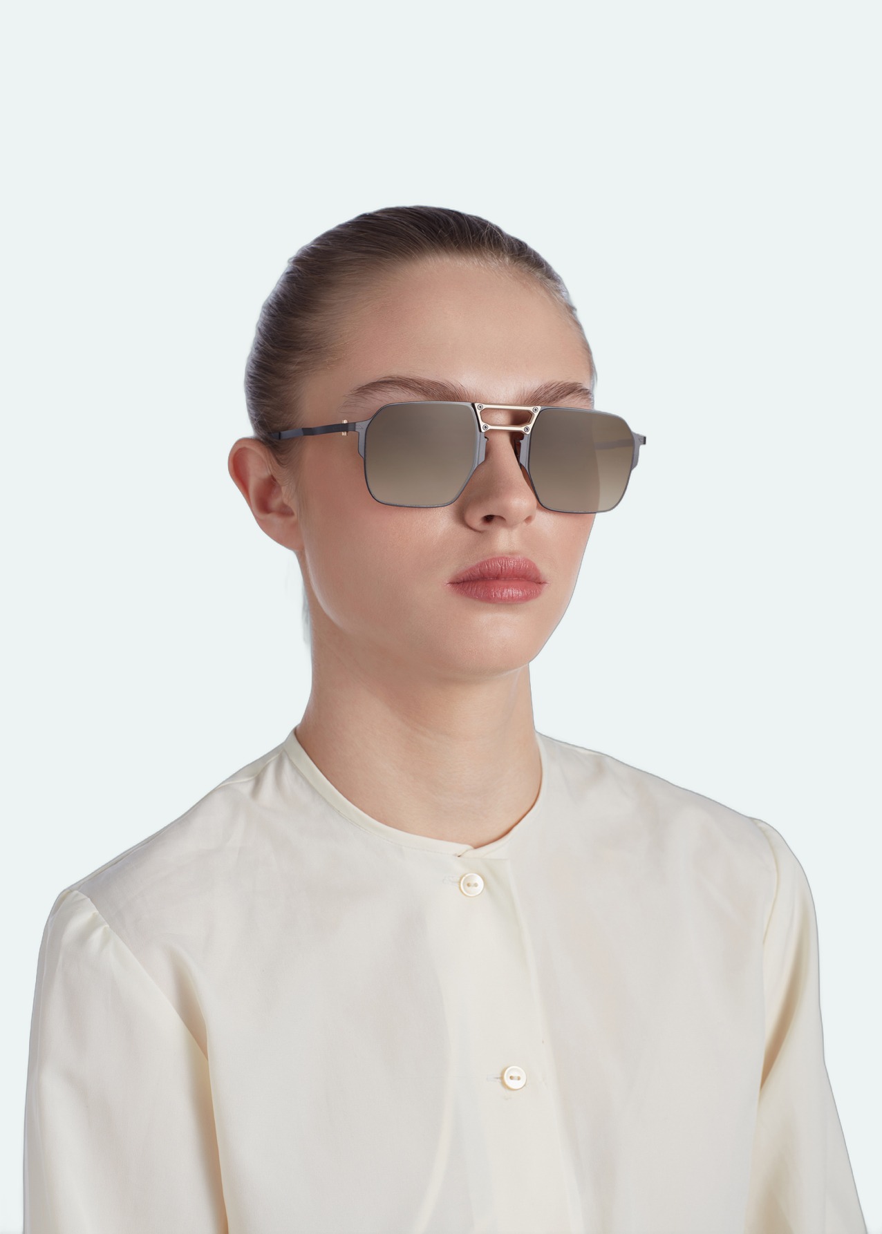 Movitra - Joe Rose Gold with Gradient Brown Lenses - Image 3