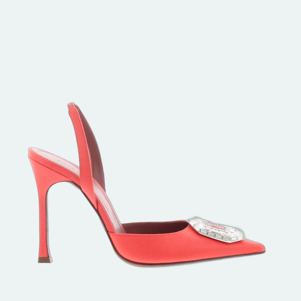 Amina Muaddi - Camelia Sling 105 - Orange