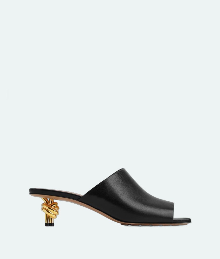 Bottega Veneta - Knot Mule 50 - Black