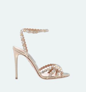 Aquazzura - Tequila Sandal 105 - Light Copper - Image 1