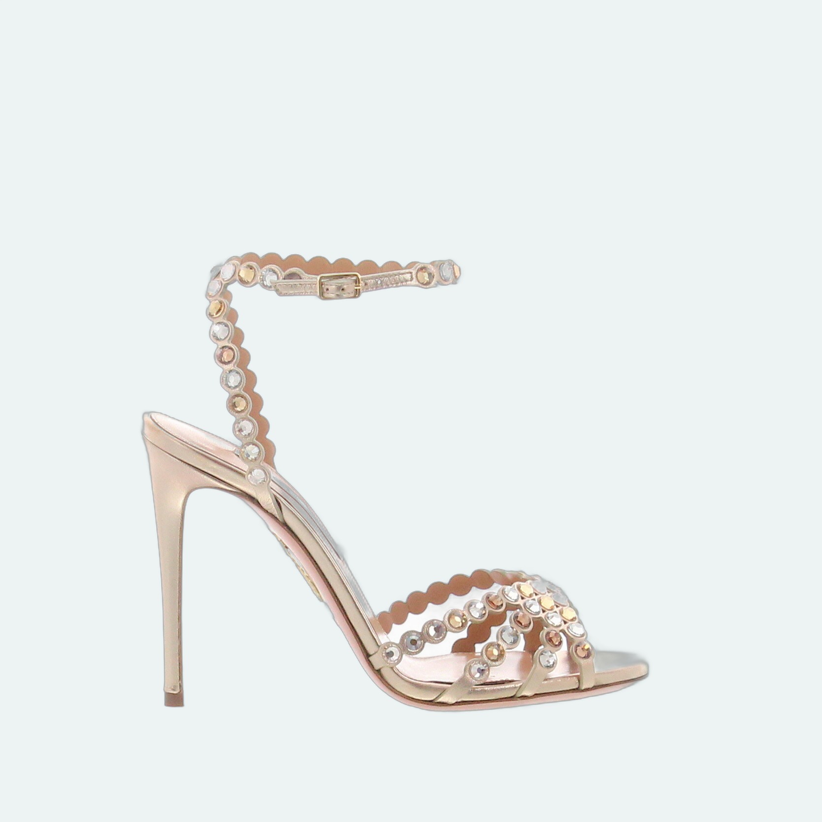 Aquazzura - Tequila Sandal 105 - Light Copper - Image 1
