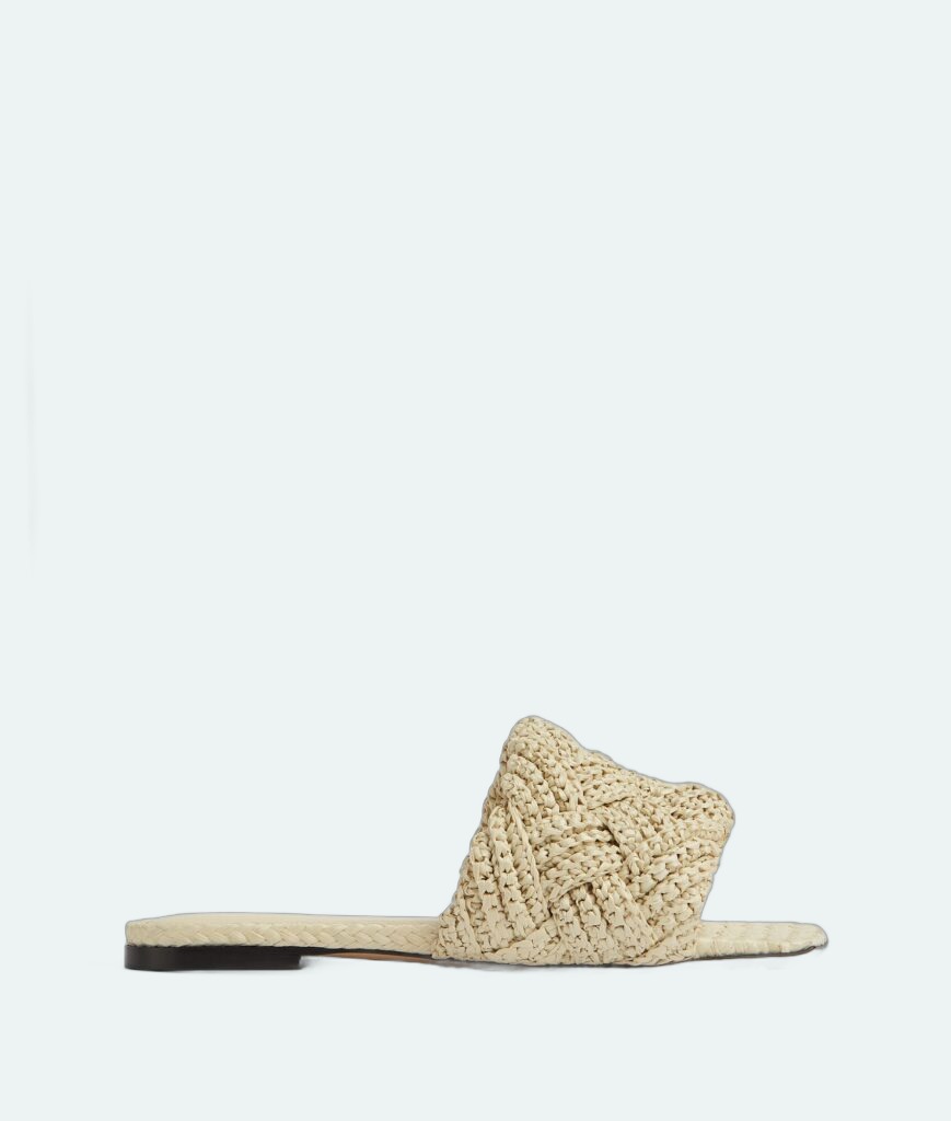 Bottega Veneta - Lido Flat Raffia