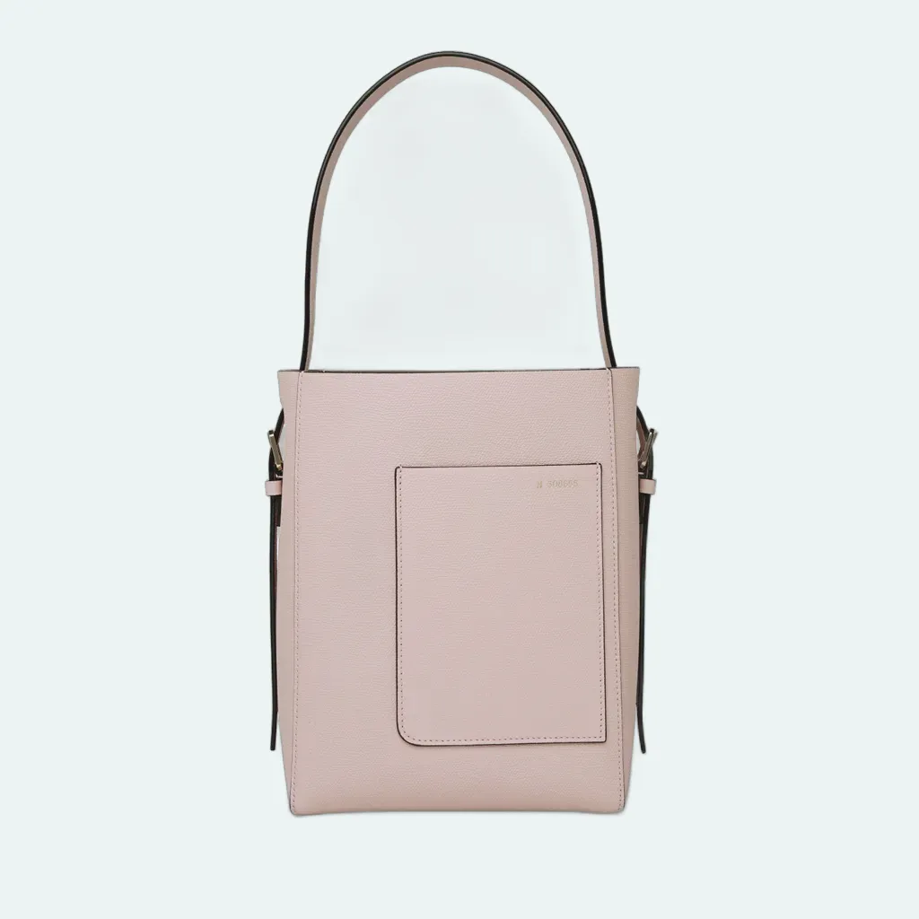 Valextra - Soft Bucket Mini Bag - Peonia