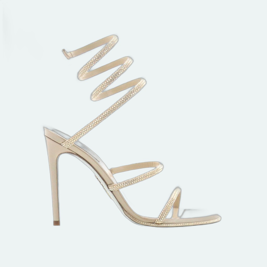 Rene Caovilla - Cleo Sandal 105 - Beige