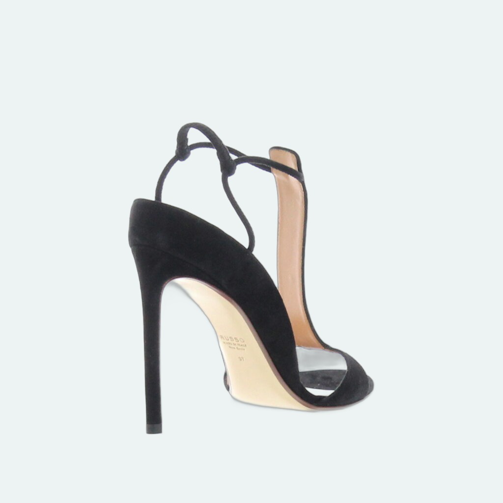 Francesco Russo - T-Strap Sandal - Black