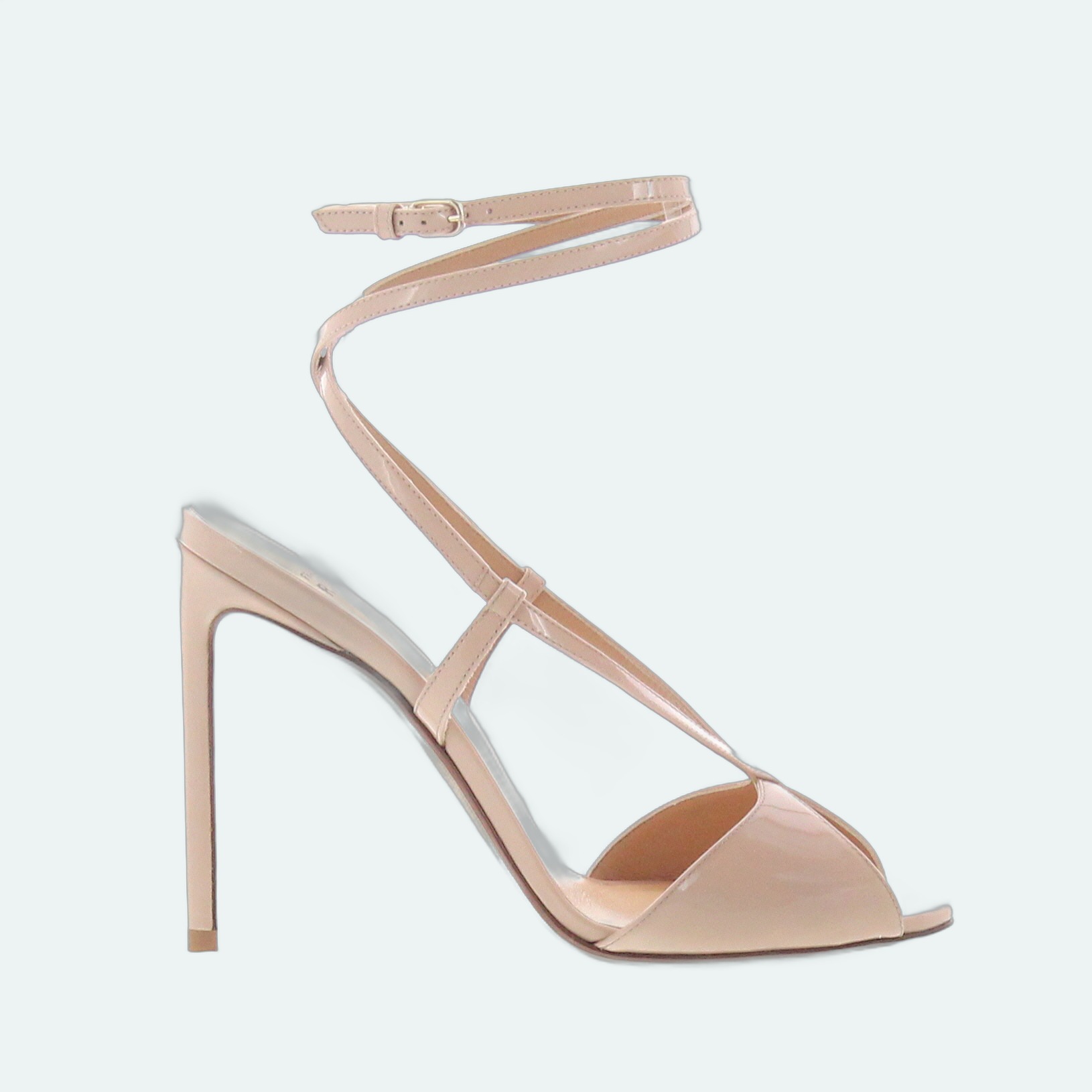 Francesco Russo - Peep-Toe Sandal - Powder - Image 1