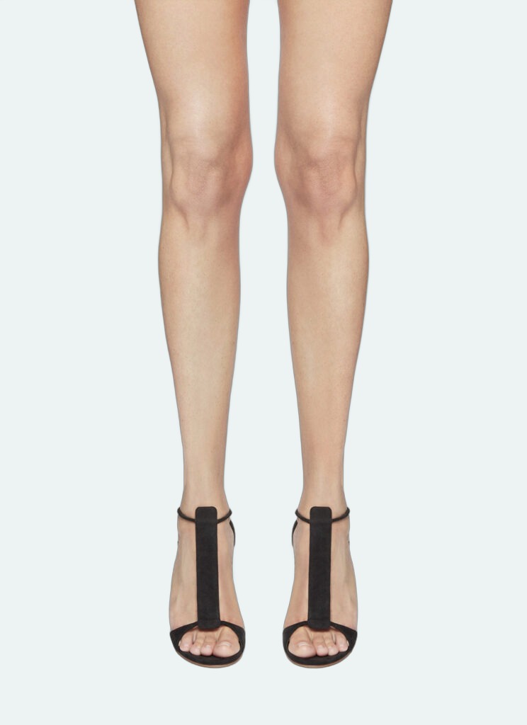 Francesco Russo - T-Strap Sandal - Black