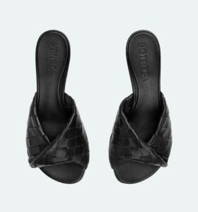 Bottega Veneta - Blink Mule Kitten - Black - Image 4