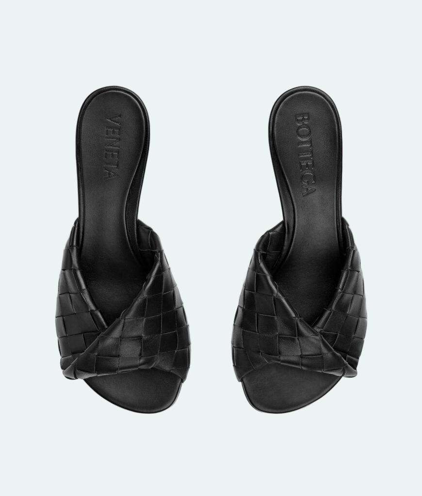 Bottega Veneta - Blink Mule Kitten - Black