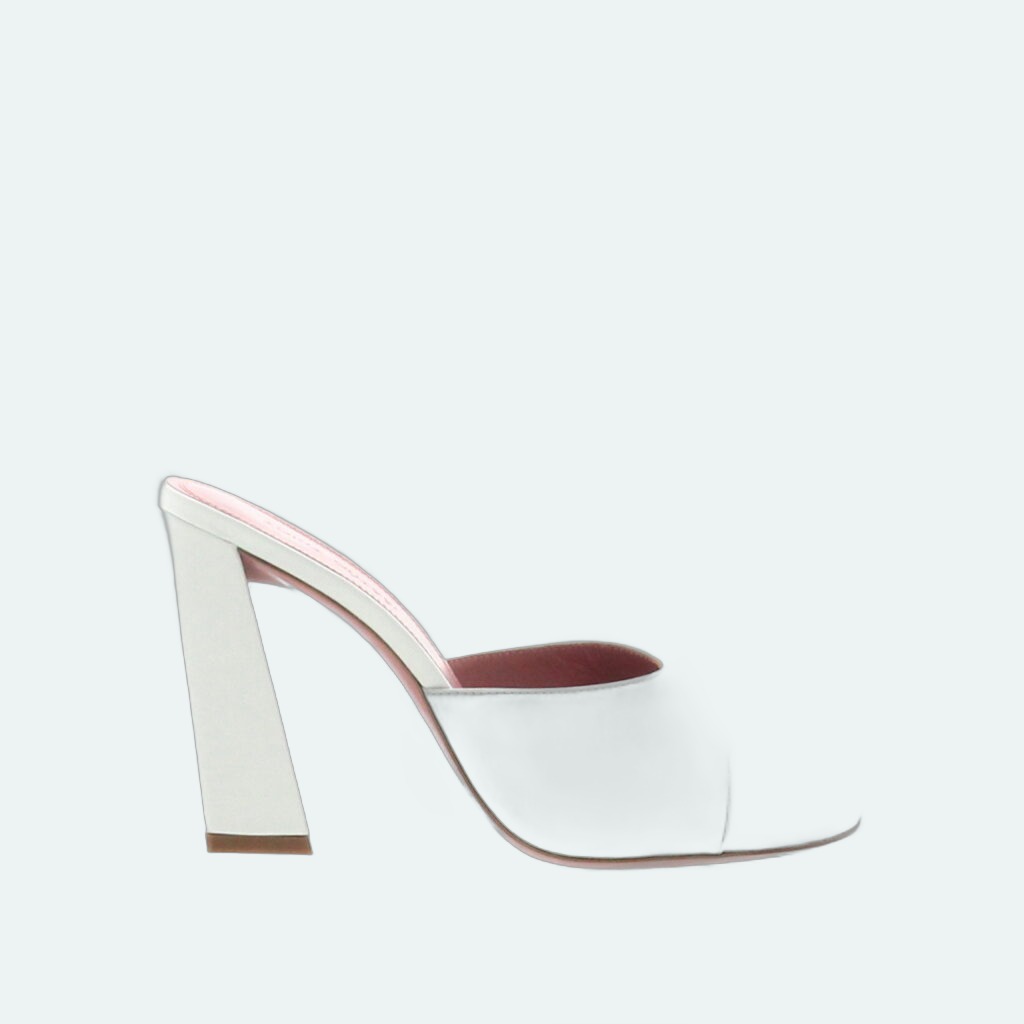 Amina Muaddi - Brigitte Slipper - White