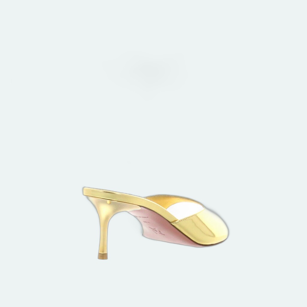Amina Muaddi - Jeanne Slipper 60 - Gold
