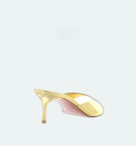 Amina Muaddi - Jeanne Slipper 60 - Gold - Image 3