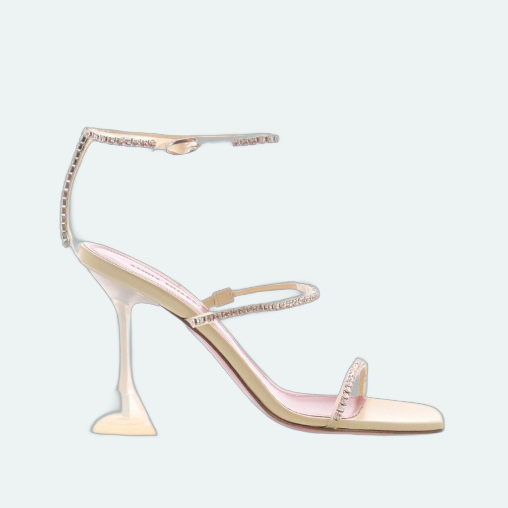 Amina Muaddi - Gilda Sandal - Vanilla