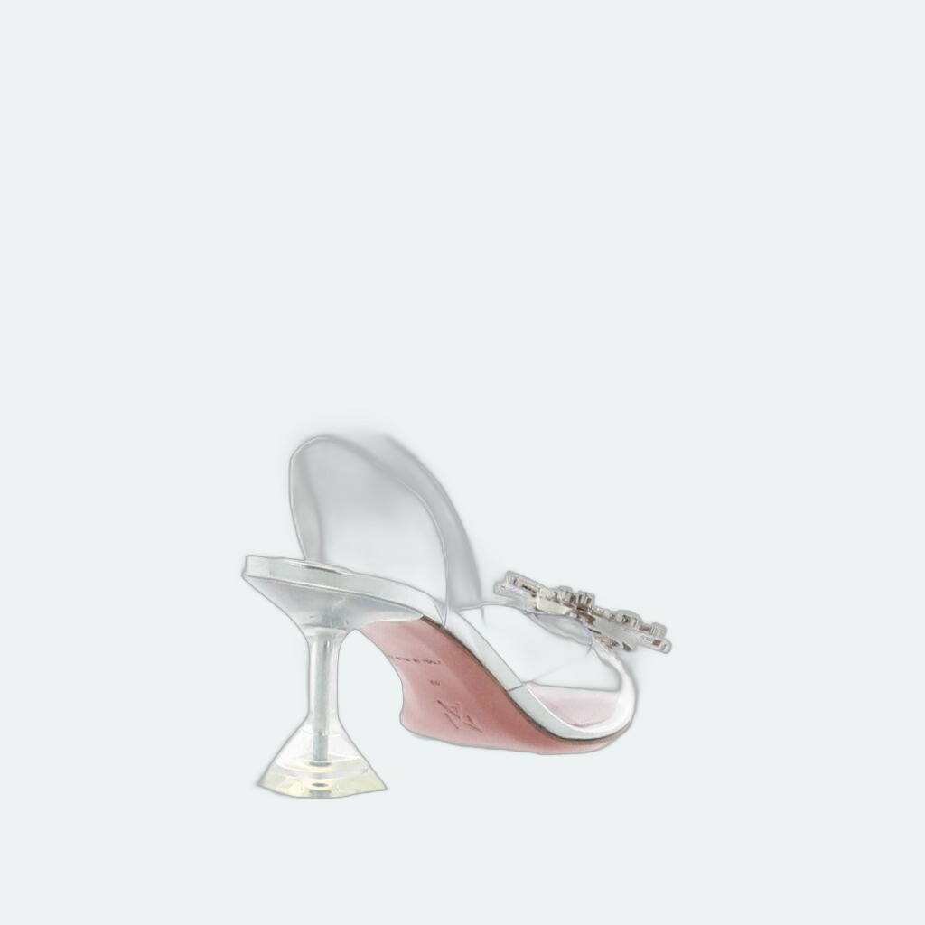 Amina Muaddi - Begum 70 - Glass Clear