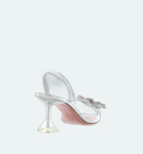 Amina Muaddi - Begum 70 - Glass Clear - Image 3