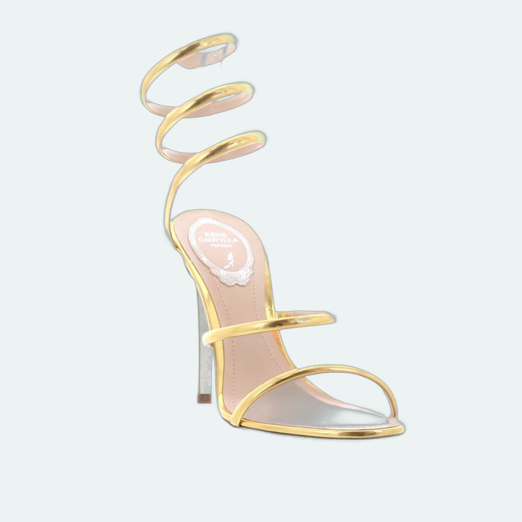 Rene Caovilla - Cleo Sandal 105 - Dark Gold