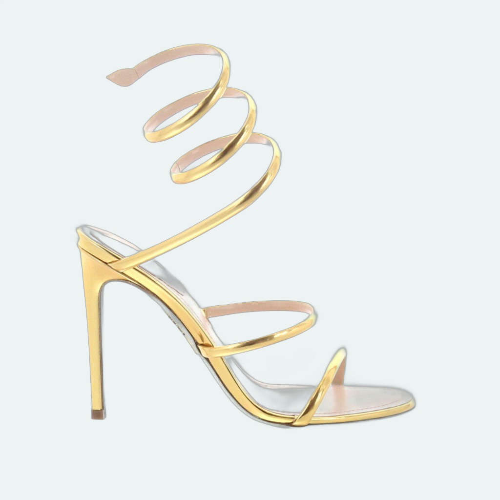 Rene Caovilla - Cleo Sandal 105 - Dark Gold