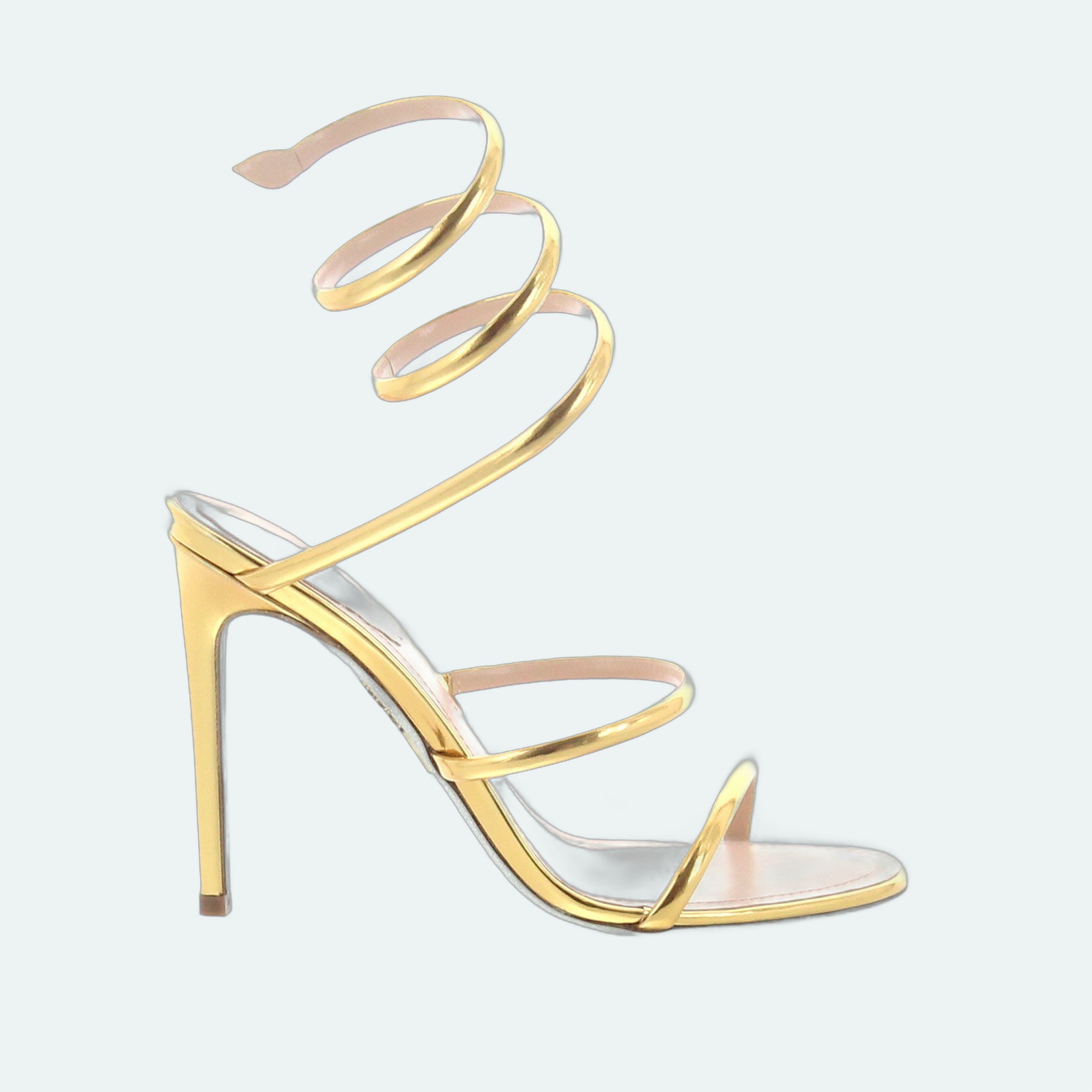 Rene Caovilla - Cleo Sandal 105 - Dark Gold - Image 1