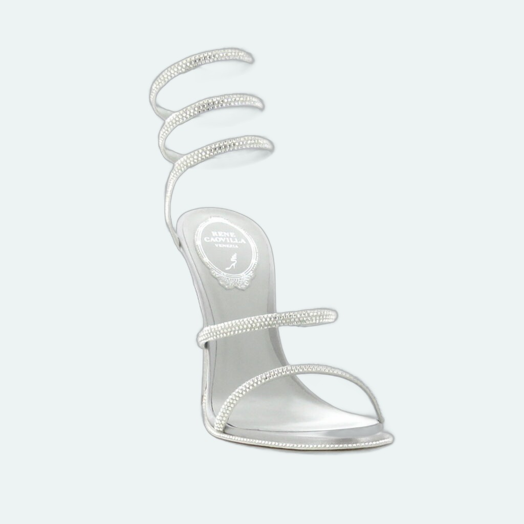 Rene Caovilla - Cleo Sandal 105 - Silver